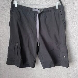 Nike‎ Shorts Mens Medium Black ACG Cargo Utility Belted Outdoor Hiking Gorpcore